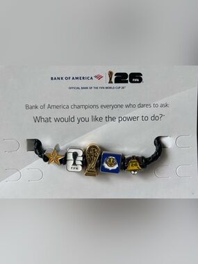 Official FIFA World Cup 2026 collectible charm bracelet